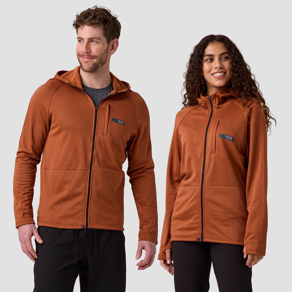 Coalatree Coalatree Baseline Midlayer Fleece Jacket - Unisex in Brick - Size: XXL - $65.40 at Steep and Cheap