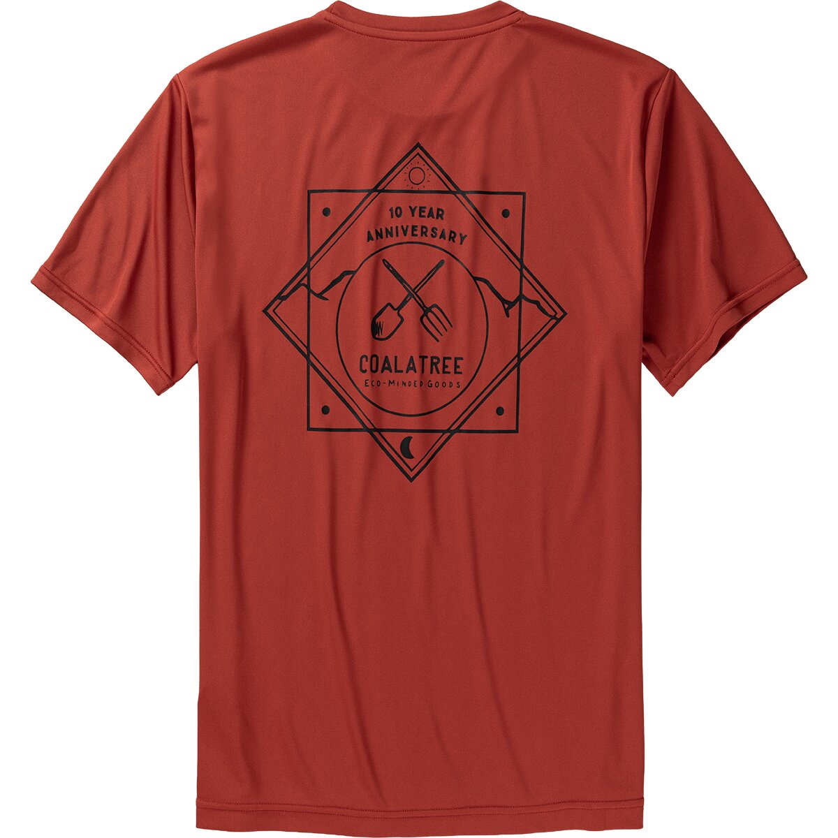 Coalatree Coalatree Quick Dry Short-Sleeve T-Shirt - Unisex in 10 Year Brick - Size: XXL - $24.50 at Steep and Cheap