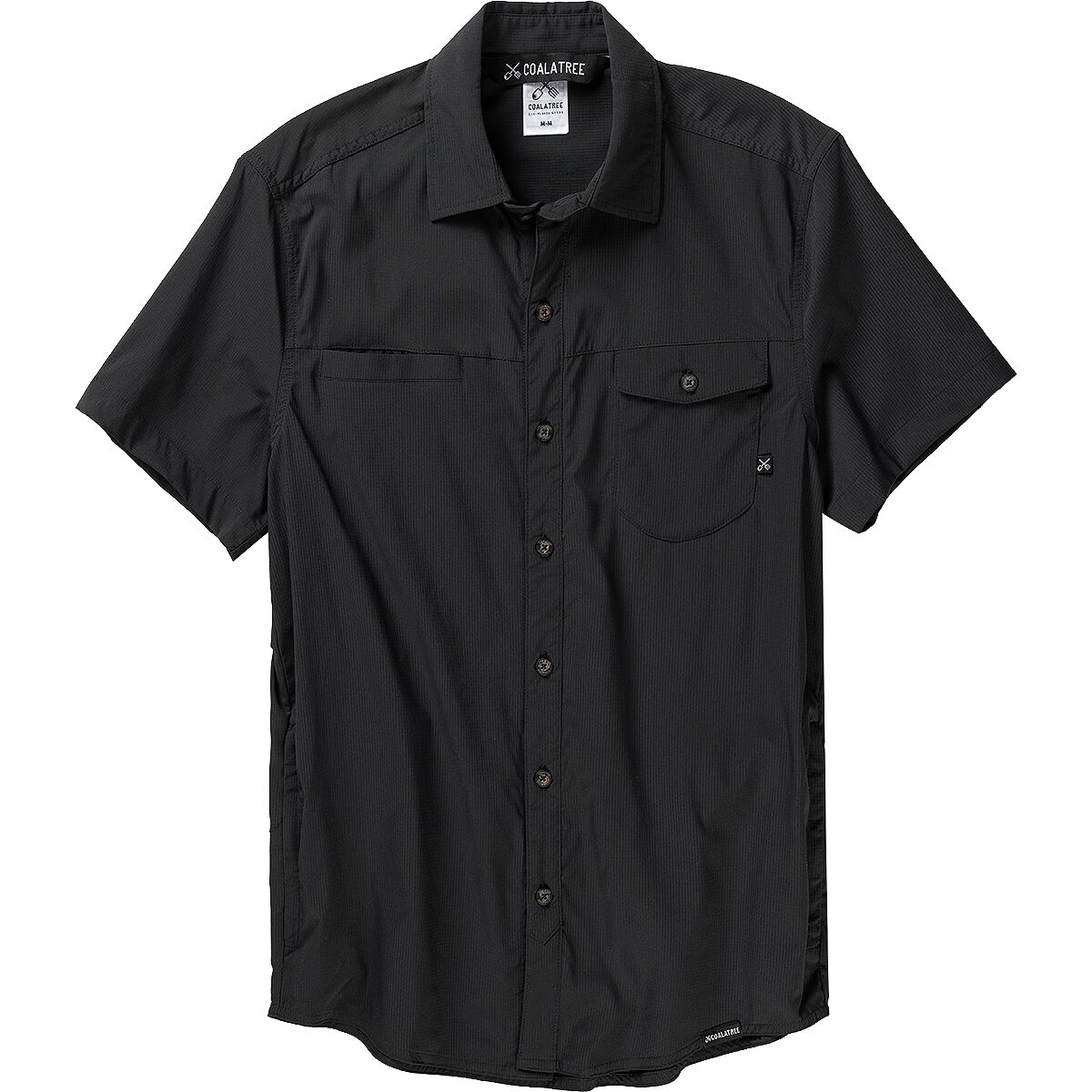 Coalatree Coalatree Men's Switchback Short-Sleeve Shirt in Black - Size: XXL - $39.50 at Steep and Cheap