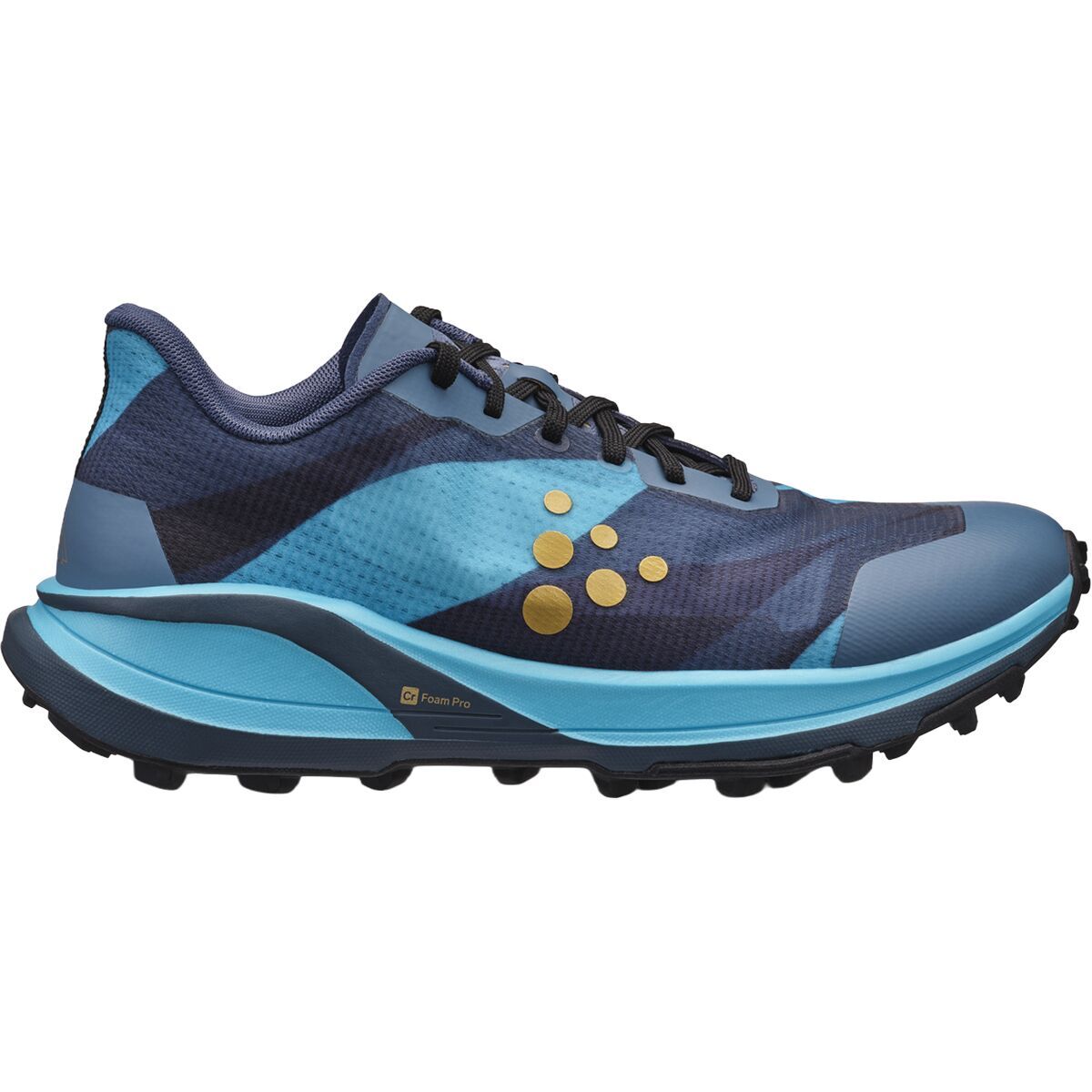 Craft Men's Pure Trail Pro Running Shoe in Real / Multi - Size: