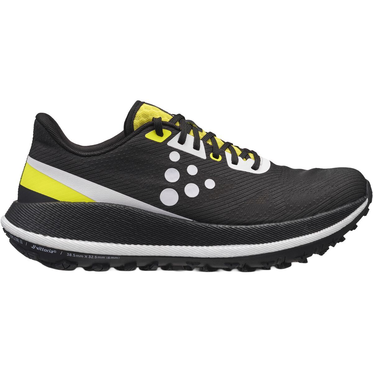 Craft Men's Xplor 2 Trail Running Shoe in Black / N Light - Size: