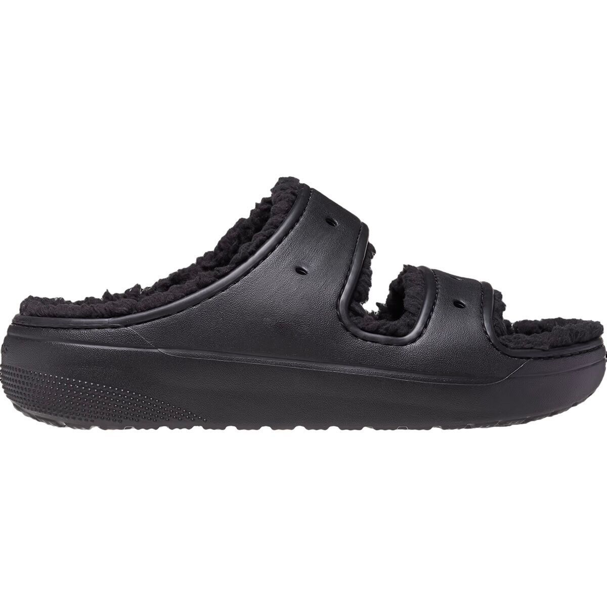 Crocs Classic Cozzzy Sandal in Mushroom - Size: Mens 12.0 in Womens 14