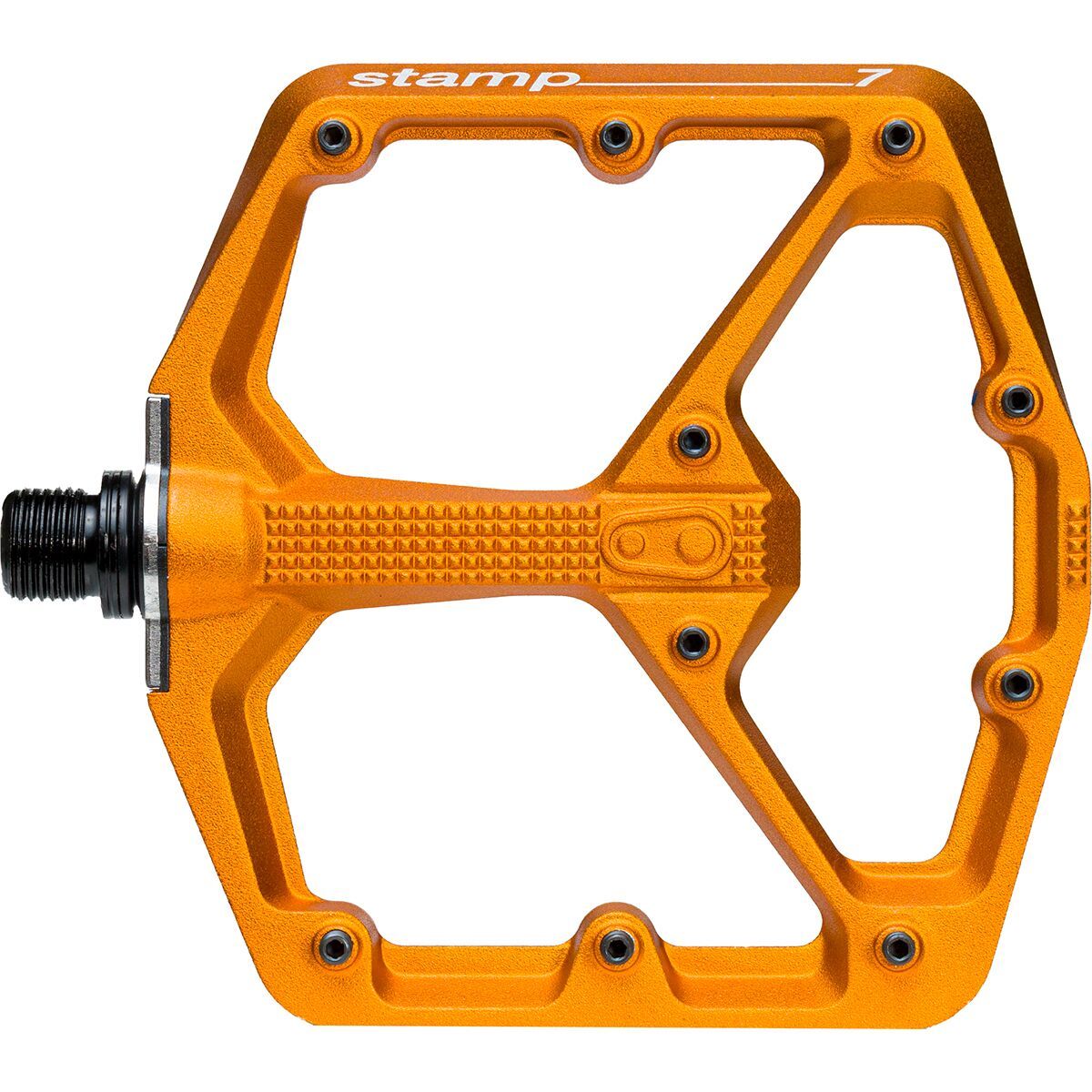 Crank Brothers Stamp 7 Pedals in Orange - Size: Small