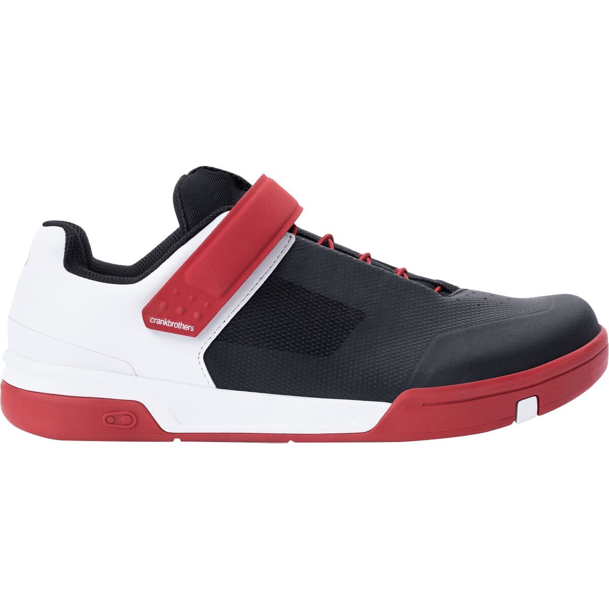 Crank Brothers Stamp Speedlace Cycling Shoe in Red / Black / White - Size: 12.5