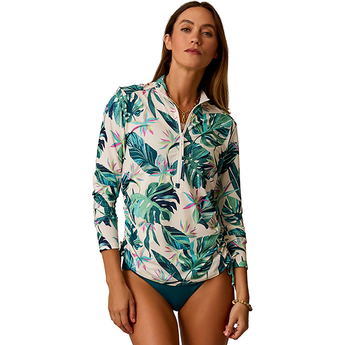 Carve Designs Women's Cruz Rashguard in Palmetto - Size: XL