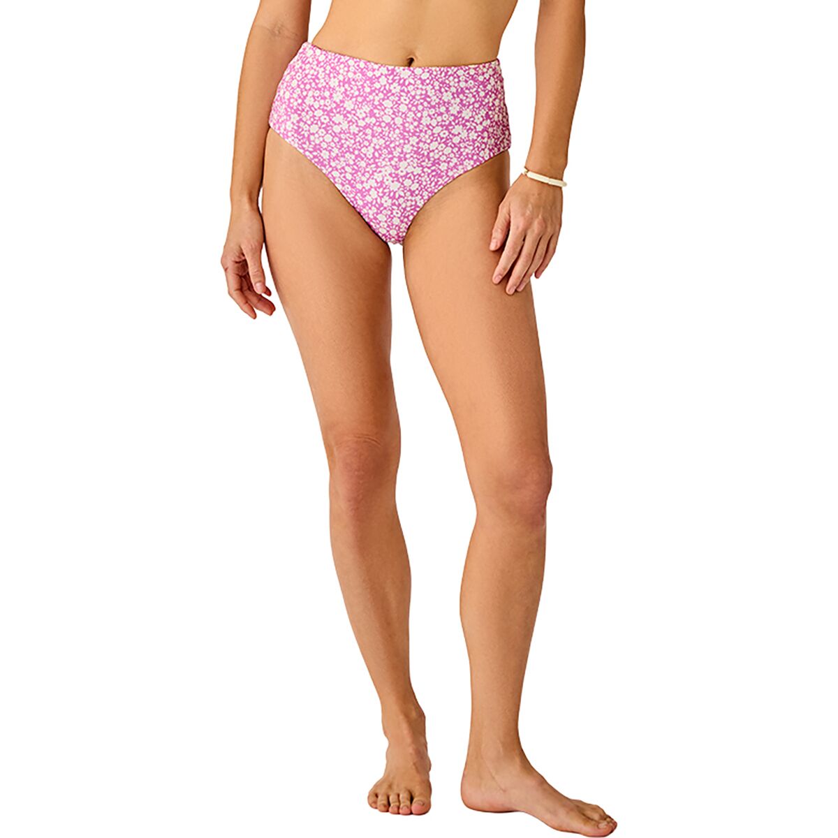 Carve Designs Women's Erin Reversible Bikini Bottom in Fleur / Violet - Size: XL