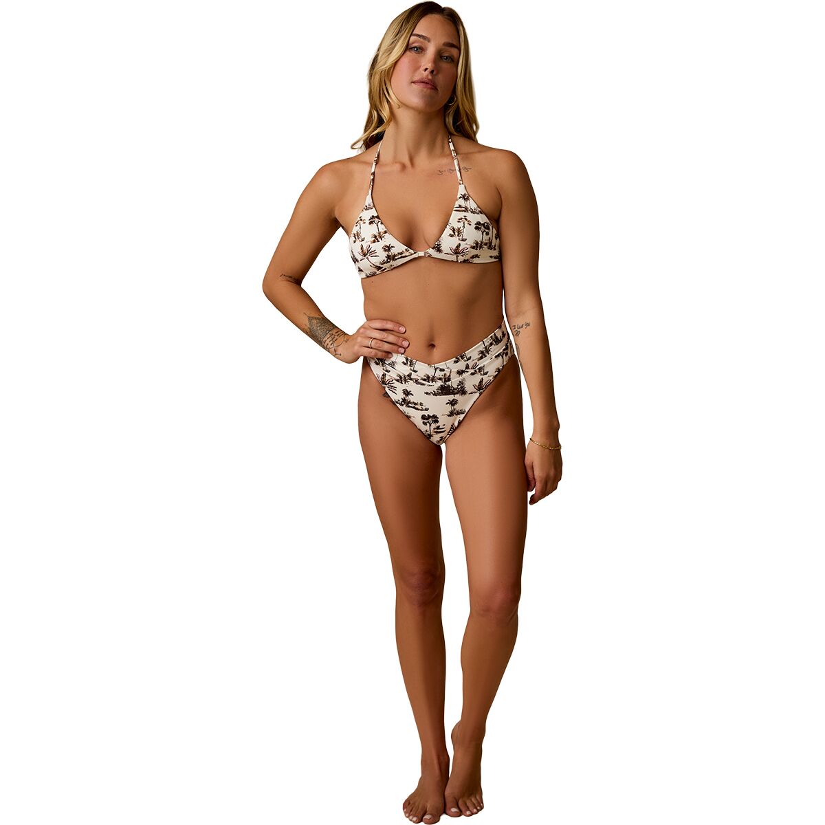 Carve Designs Women's Mae Bikini Bottom in Toile - Size: Small