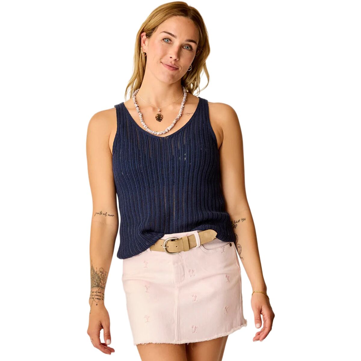 Carve Designs Carve Designs Women's Micah Tank Top in Navy - Size: Small - $50.36 at Steep and Cheap