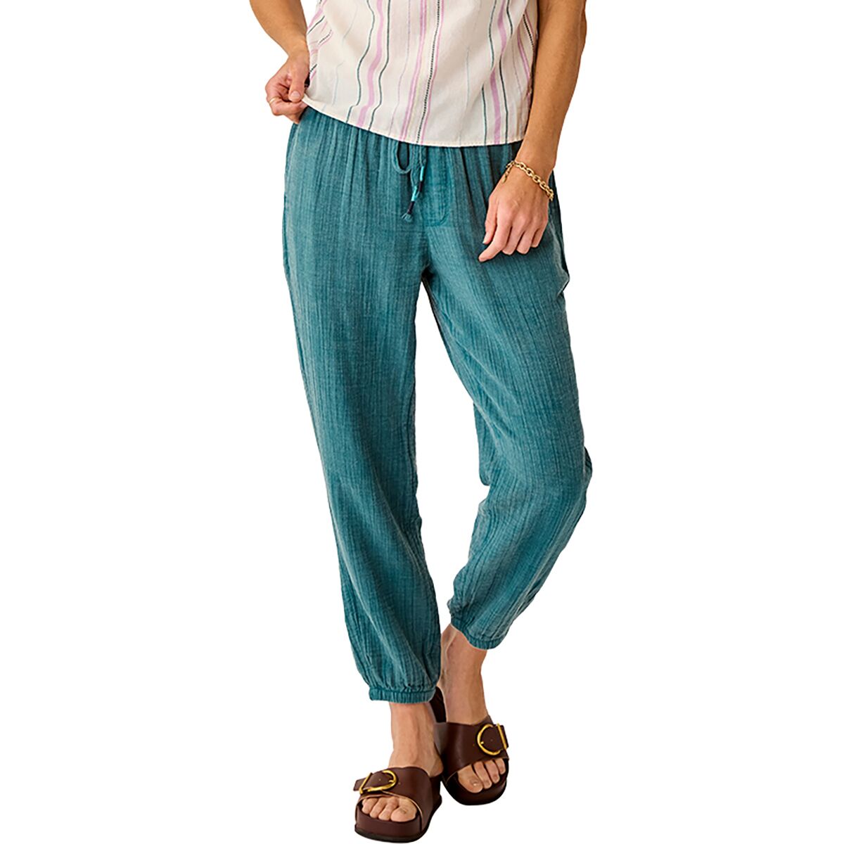 Carve Designs Women's Calista Gauze Pant in Nightdive - Size: XL