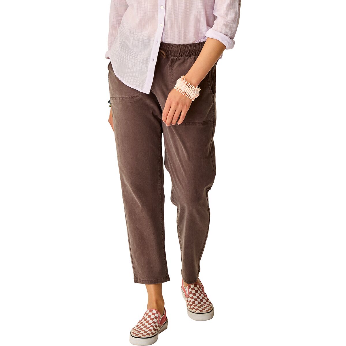 Carve Designs Women's Zoe Twill Pant in Espresso - Size: XS