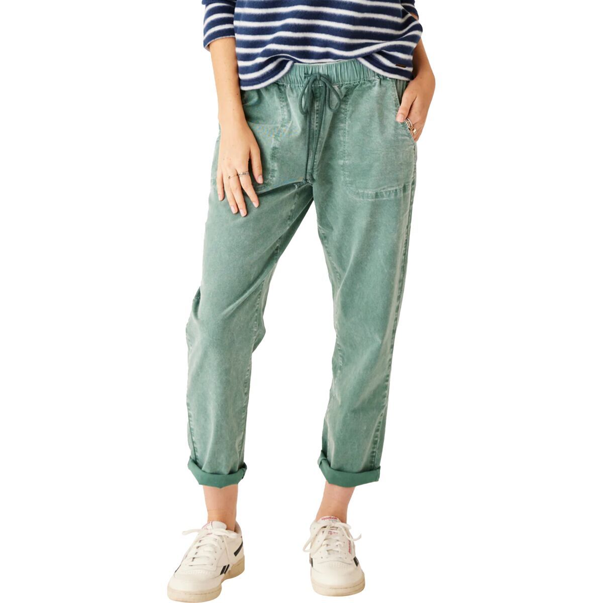 Carve Designs Women's Zoe Twill Pant in Cement - Size: XL
