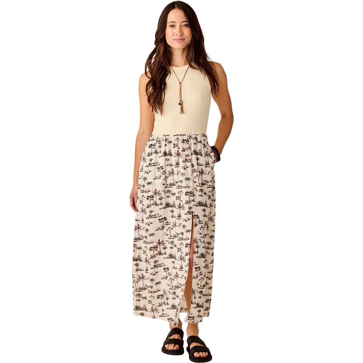 Carve Designs Women's Lark Linen Dress in Toile - Size: XL