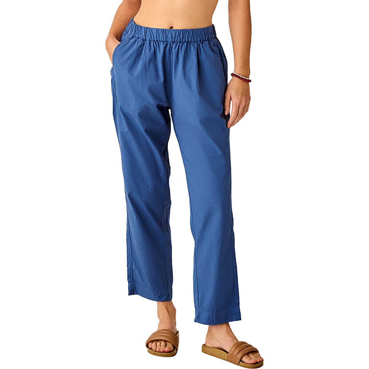 Carve Designs Women's Ada Poplin Pant in Vintage Blue - Size: XL