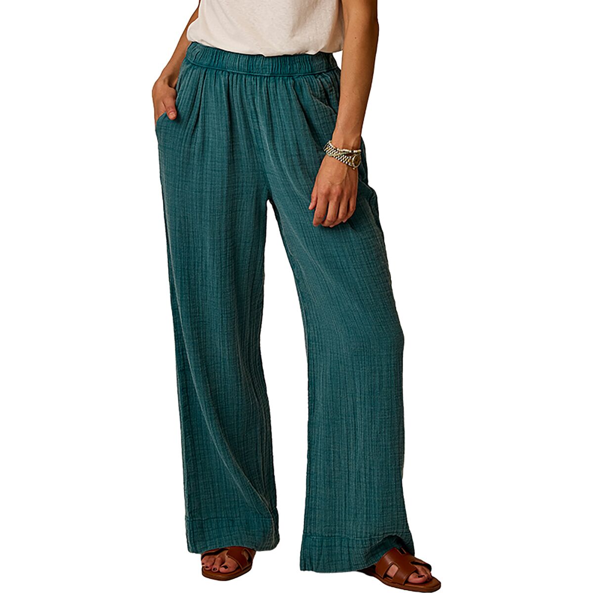 Carve Designs Carve Designs Women's Nico Gauze Pant in Nightdive - Size: XS - $66.00 at SteepandCheap.com