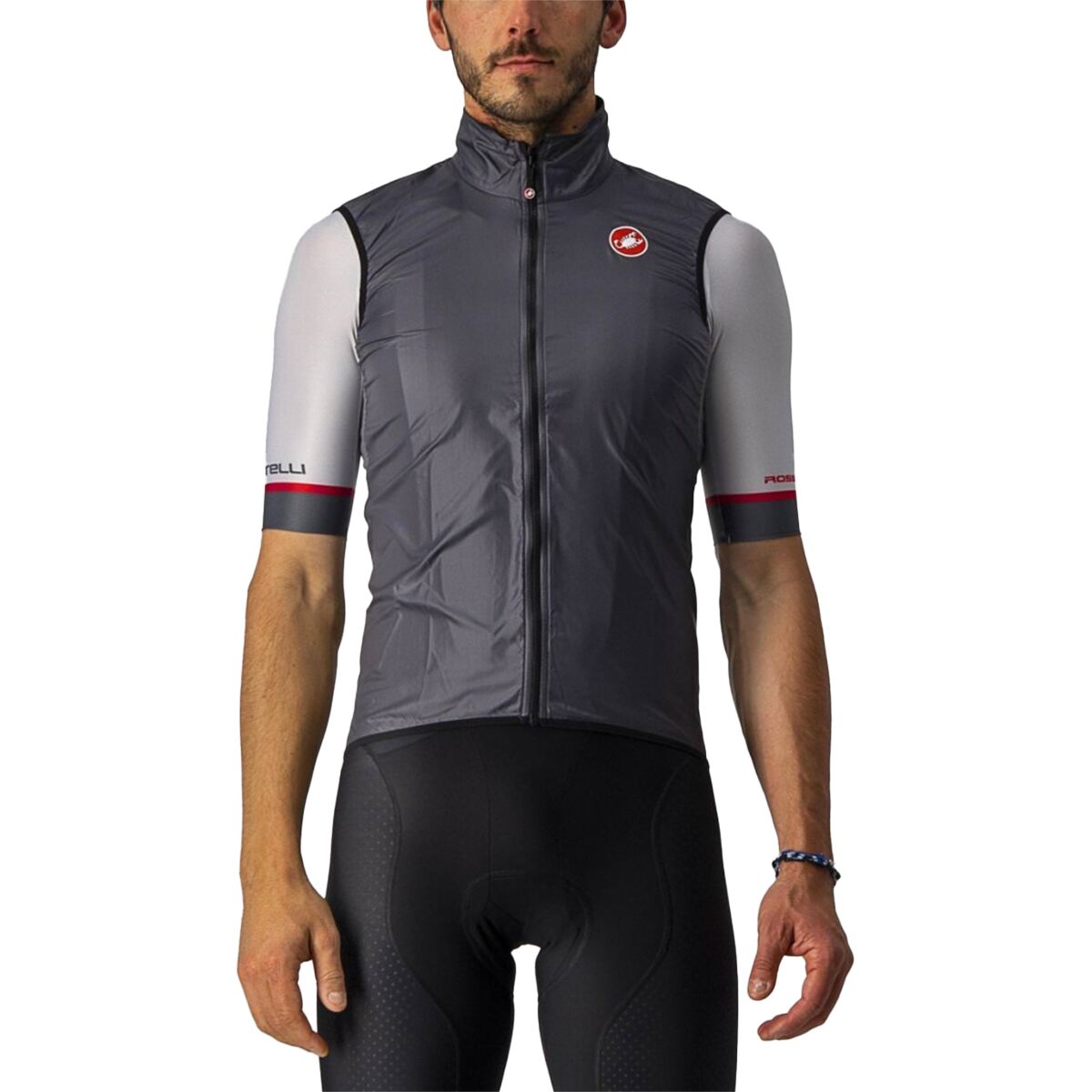 Castelli Men's Aria Vest in Dark Gray - Size: Large