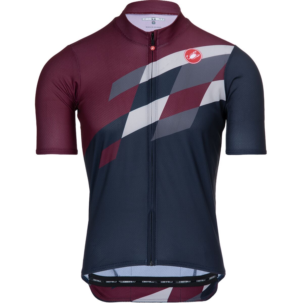 Castelli Men's Tabula Rasa Limited Edition Jersey in Fiery Red / Silver Gray / Teal Blue - Size: XXL