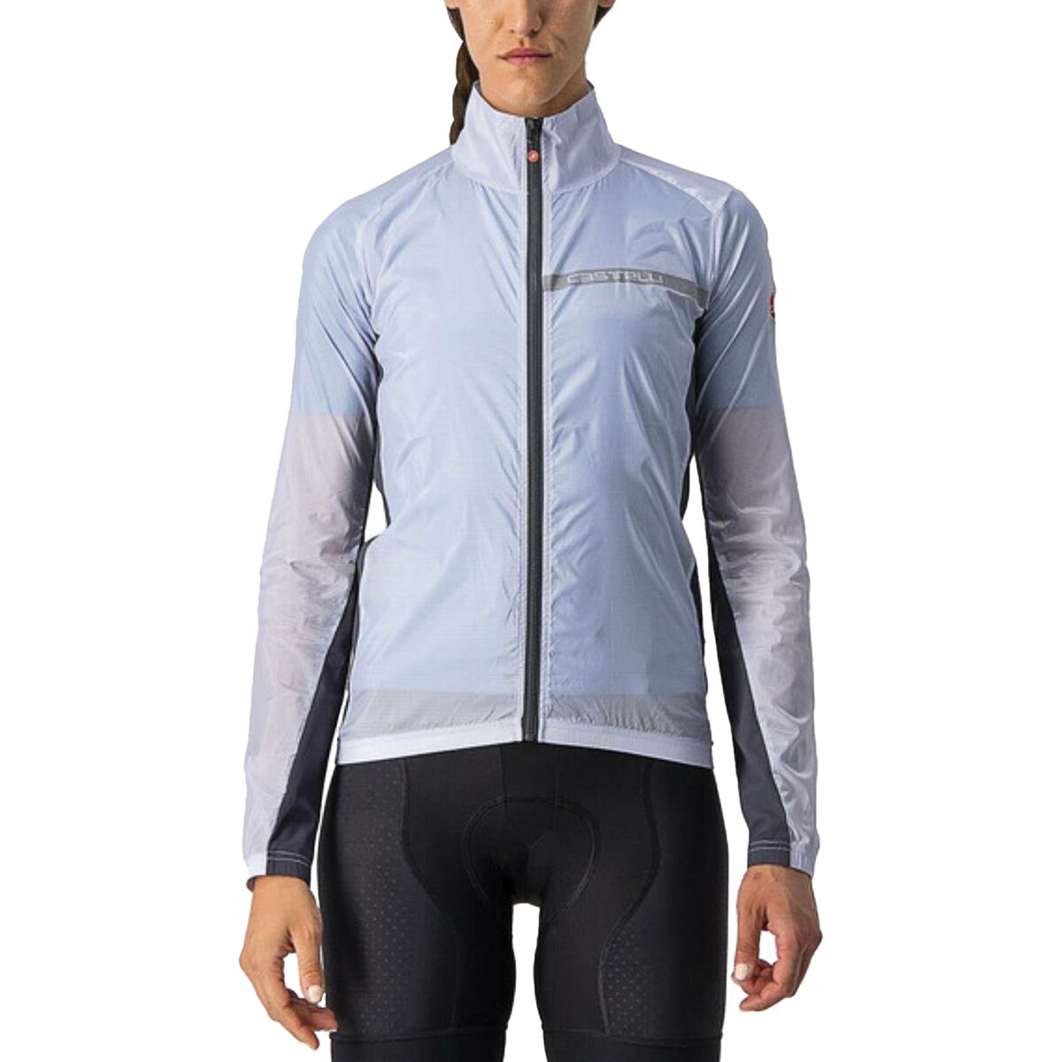 Castelli Castelli Women's Squadra Stretch Jacket in Silver Gray / Dark Gray - Size: Large - $58.50 at Steep and Cheap