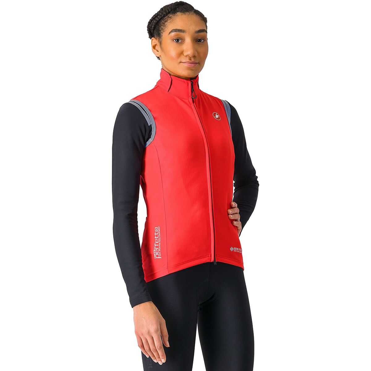 Castelli Women's Perfetto RoS Vest in Hibiscus - Size: XS