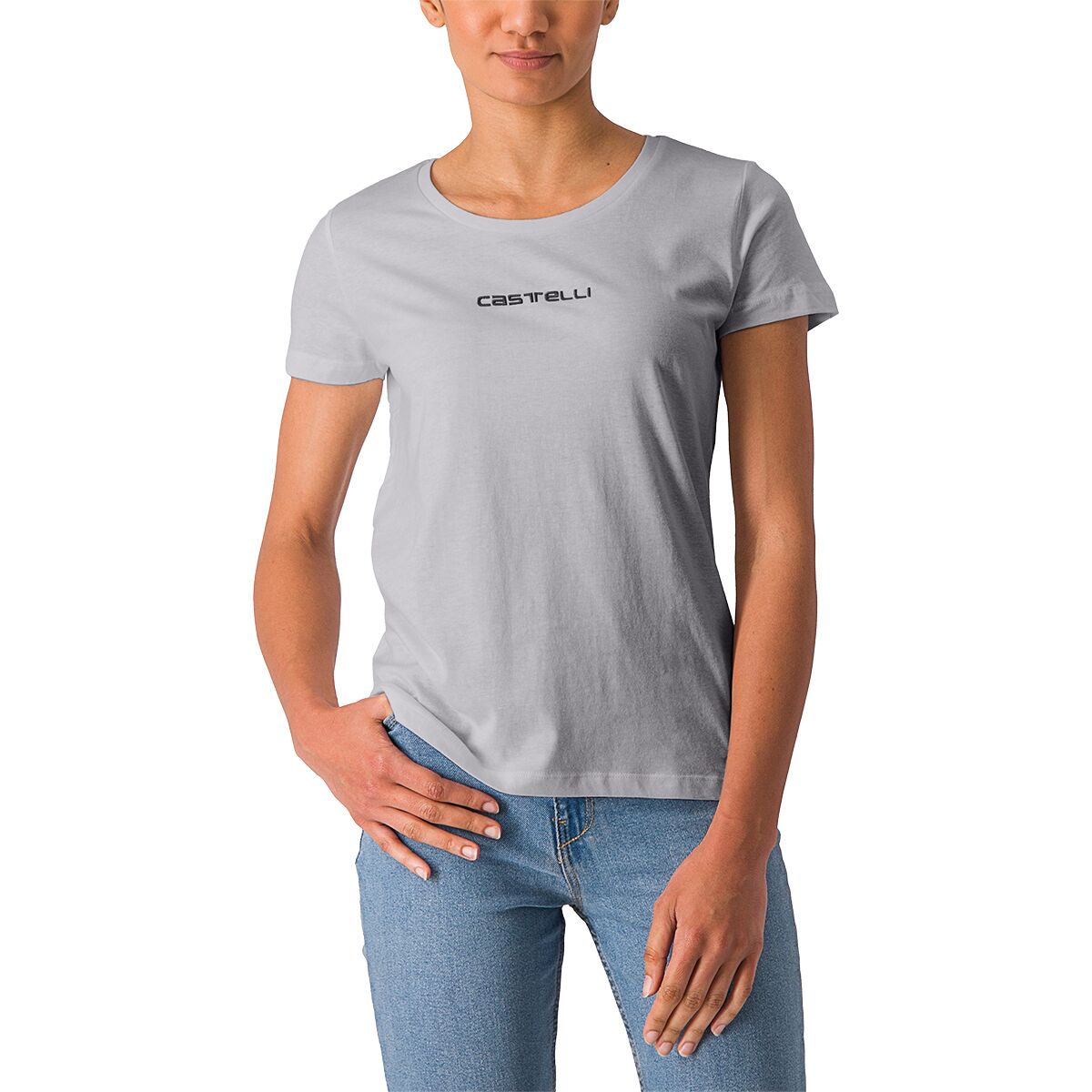 Castelli Castelli Women's Classico T-Shirt in Light Gray - Size: XL - $20.00 at Steep and Cheap
