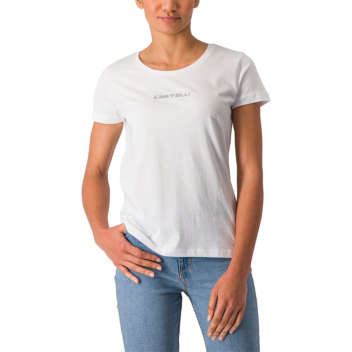 Castelli Women's Classico T-Shirt in White - Size: XL
