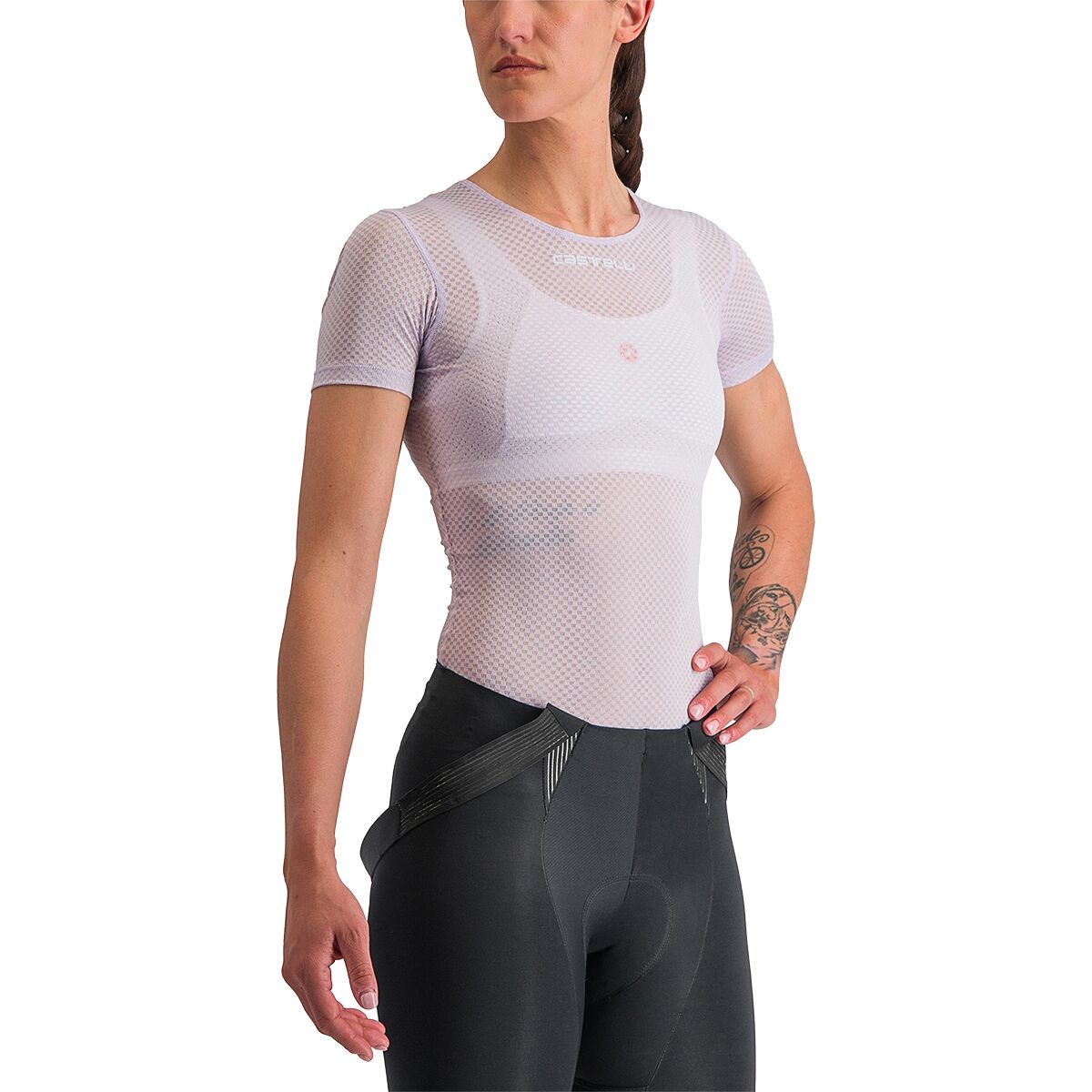 Castelli Castelli Women's Pro Mesh Short-Sleeve Baselayer in Purple Mist - Size: Medium - $48.75 at Steep and Cheap