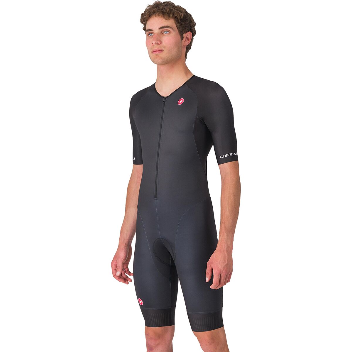 Castelli Men's Core Short-Sleeve Tri Suit in Black - Size: Small