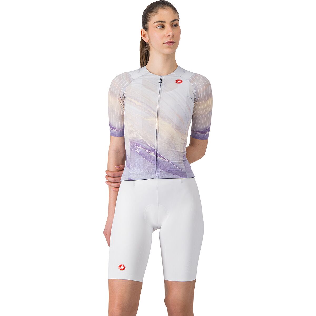 Castelli Women's Free Aero Race S Bib Short in White - Size: XL