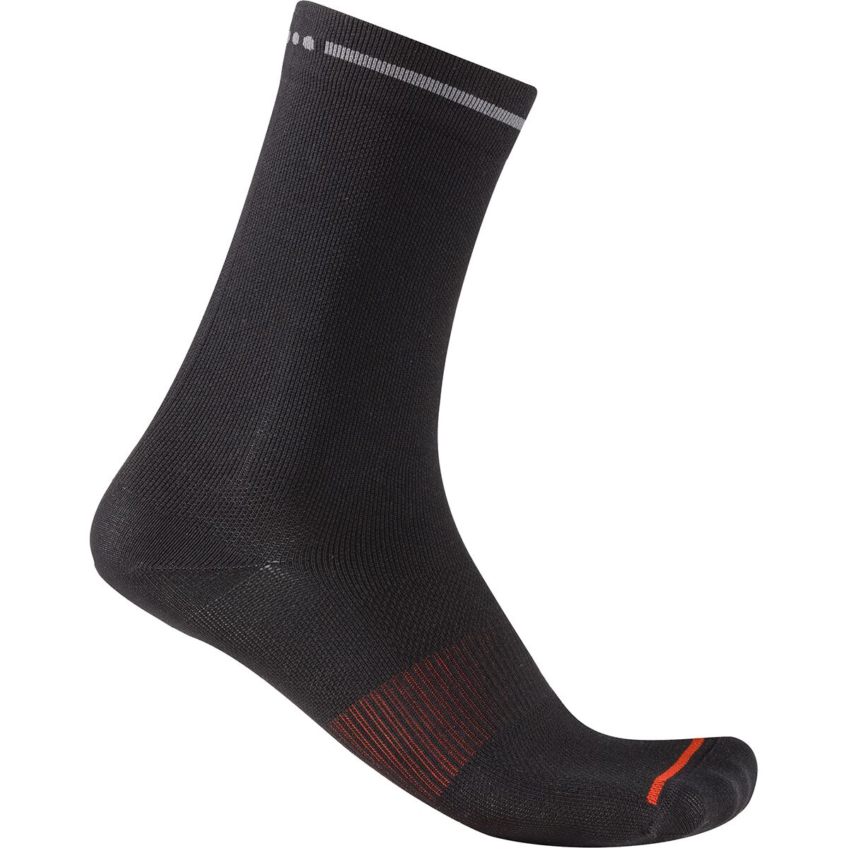 Castelli Premio Evo 18 Sock in Black - Size: S/M