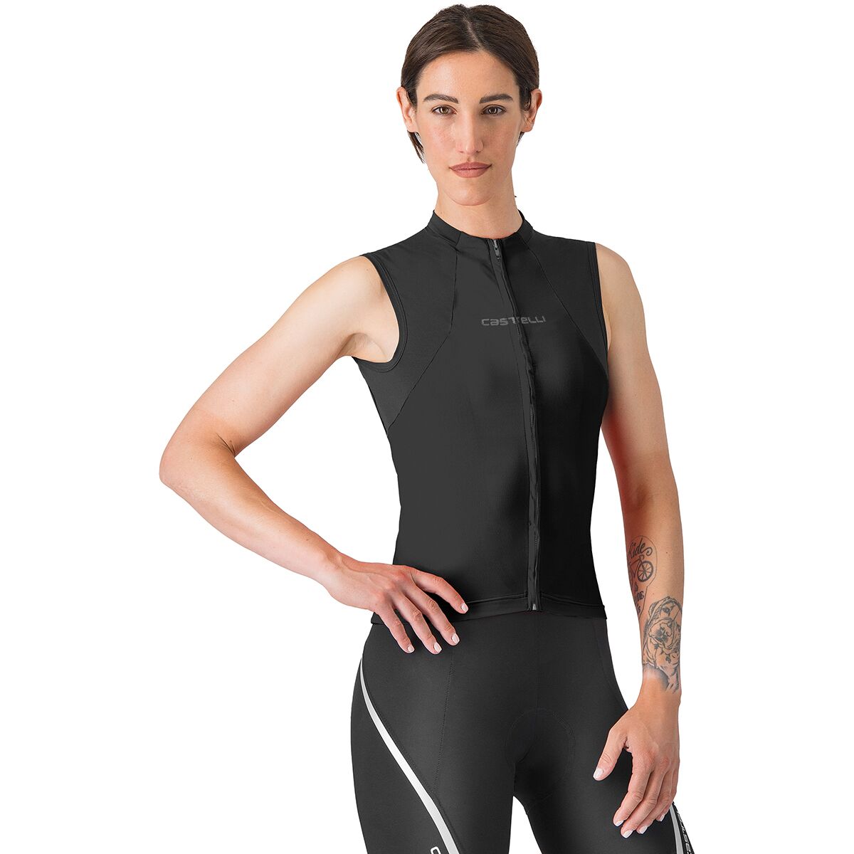 Castelli Castelli Women's Sole Sleeveless Jersey in Black - Size: Large - $60.49 at Steep and Cheap