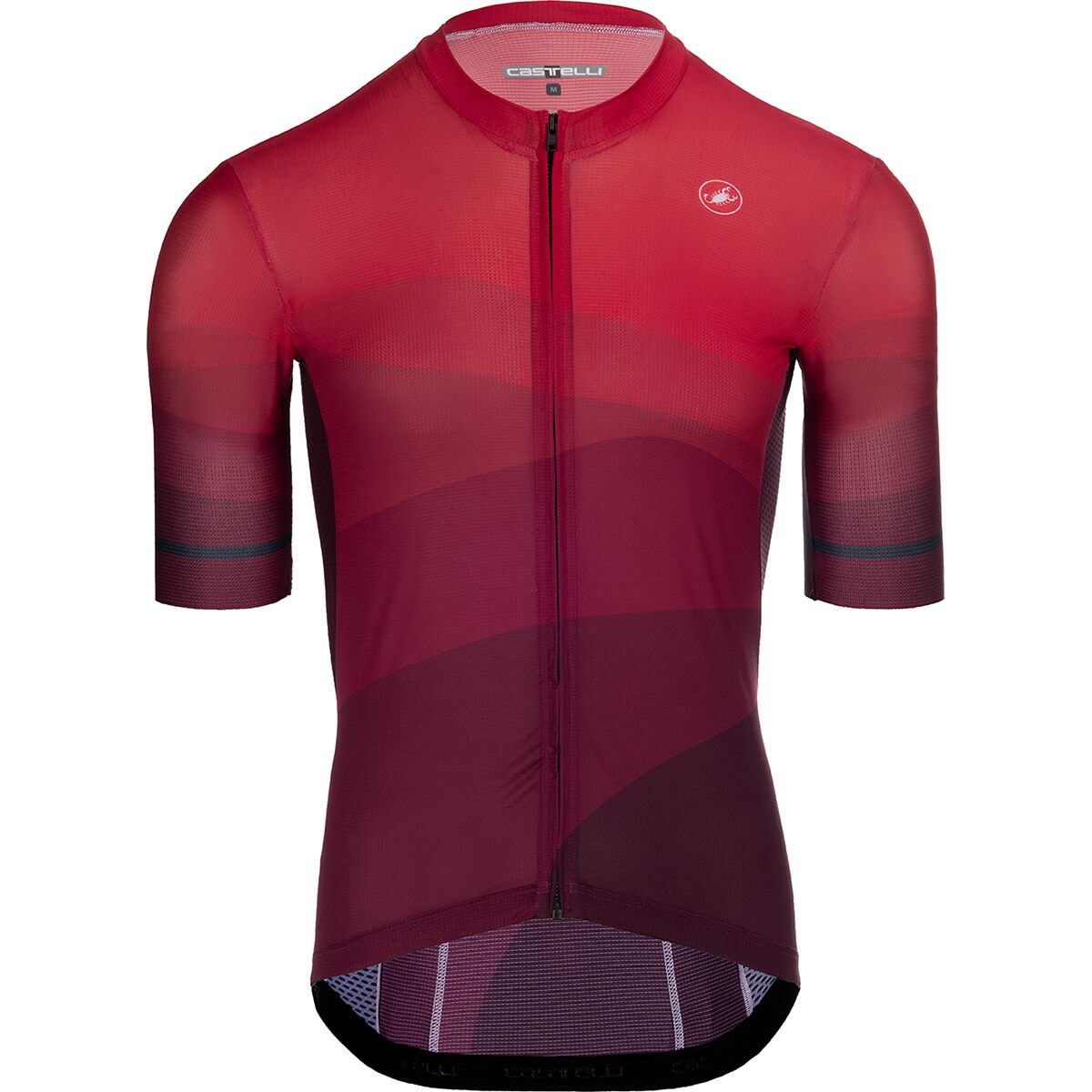 Castelli Men's Orizzonte Limited Edition Jersey in Deep Bordeaux / Tonal Deep Bordeaux - Size: XL