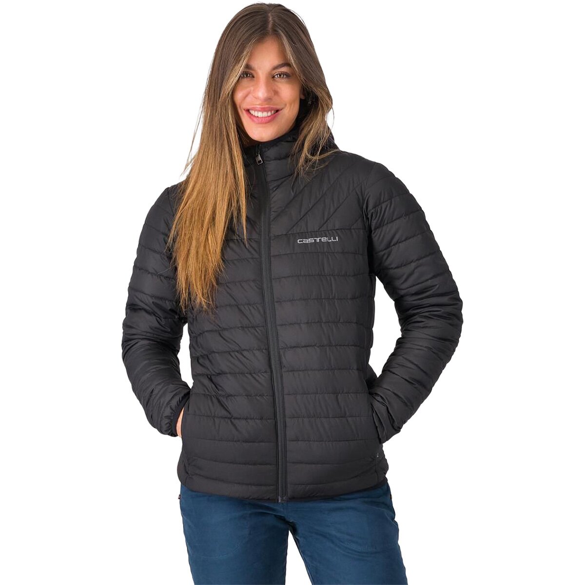 Castelli Castelli Women's Classico Puffy Jacket in Black - Size: Large - $110.00 at Steep and Cheap