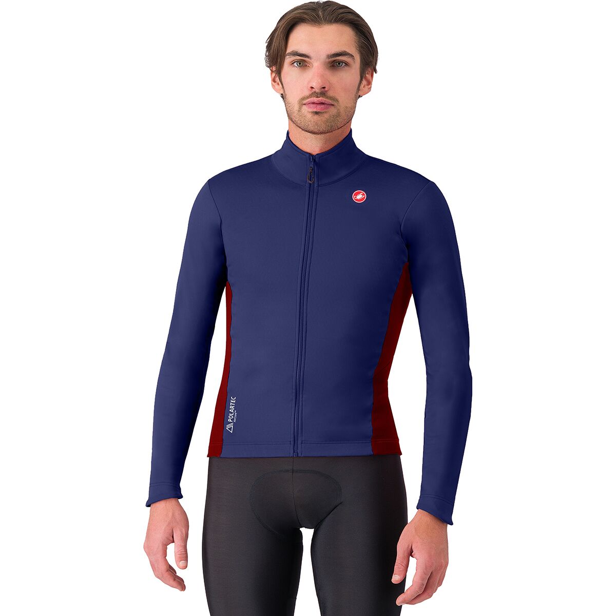 Castelli Men's Entrata 2 Jacket in Belgian Blue / Bordeaux - Size: Large
