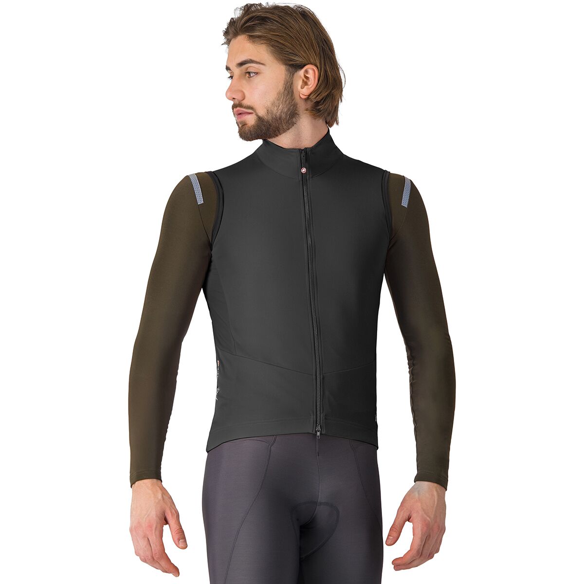 Castelli Men's Perfetto Air Vest in Light Black - Size: XL