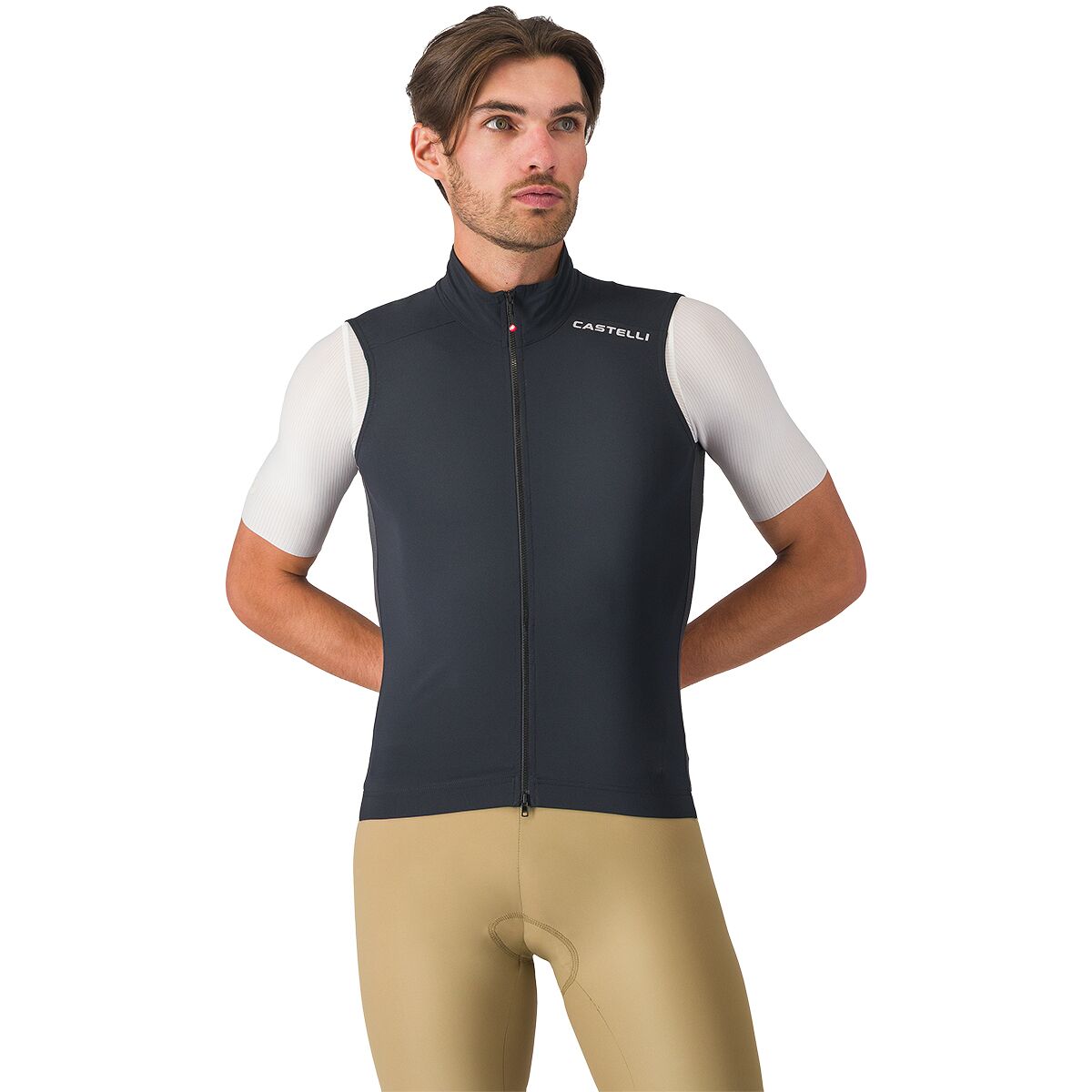 Castelli Men's Espresso 2 Vest in Black - Size: XXL