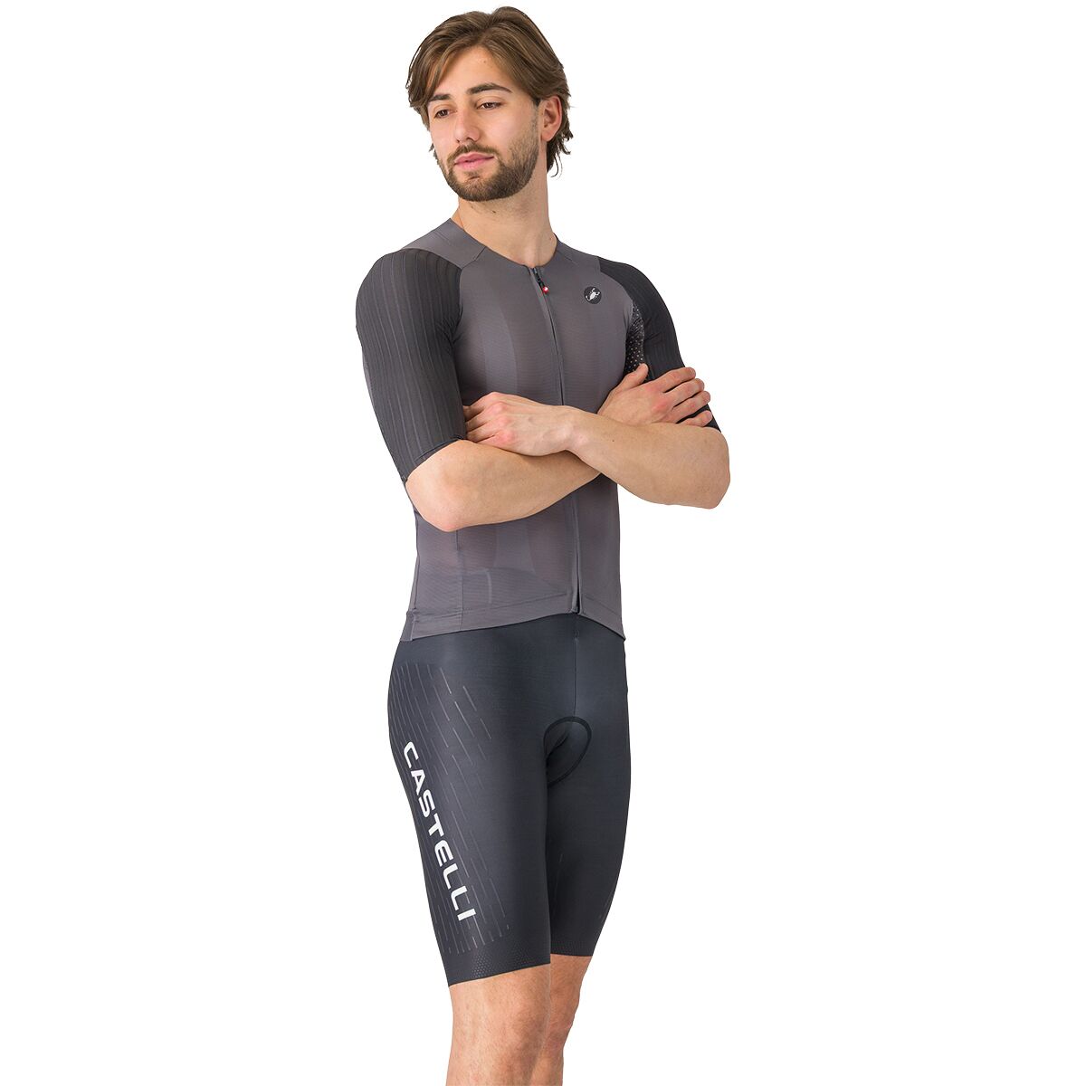Castelli Castelli Men's Free Aero Race S Kit Bib Short in Black / White - Size: XL - $125.00 at Steep and Cheap