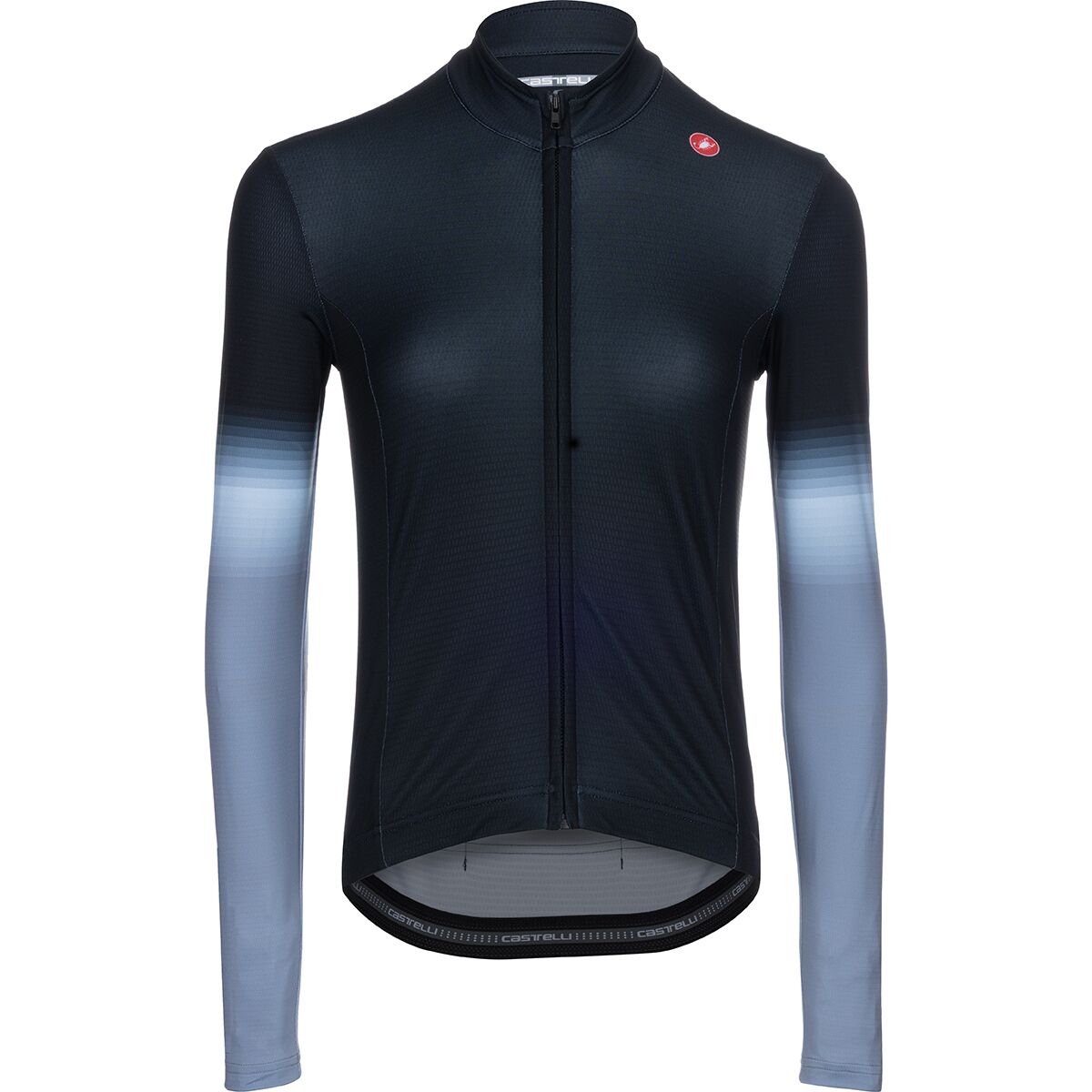 Castelli Women's Corso Thermal Limited Edition Jersey in Black / Vortex Gray / Winter Sky - Size: Medium