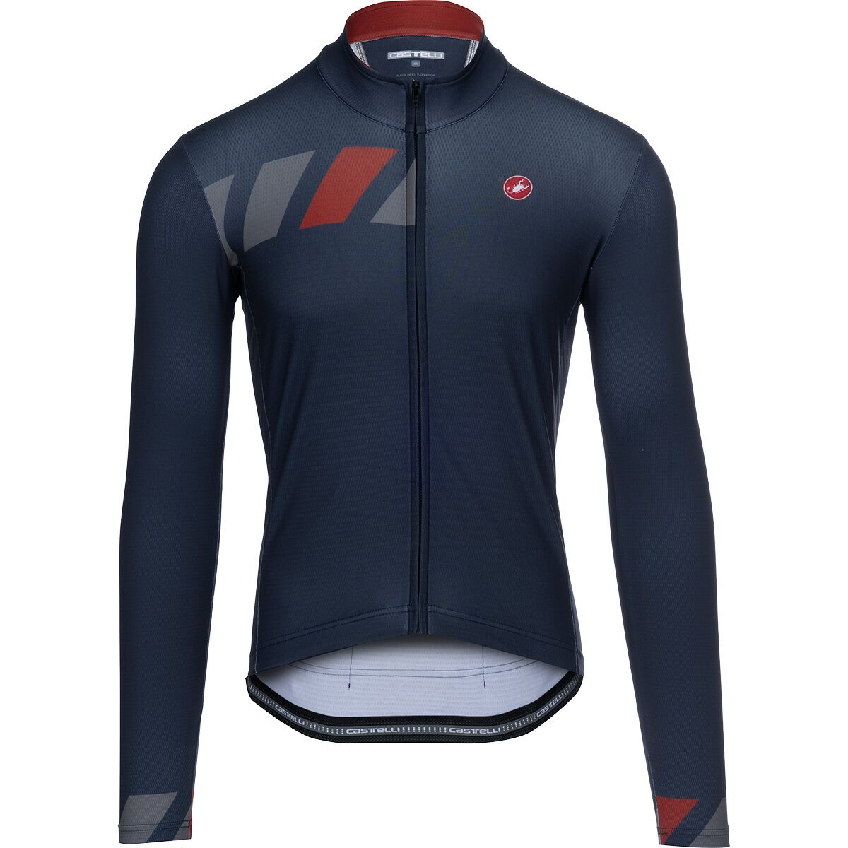 Castelli Men's Pisa Thermal Limited Edition Jersey in Belgian Blue / Gunmetal Gray / Iron - Size: Large