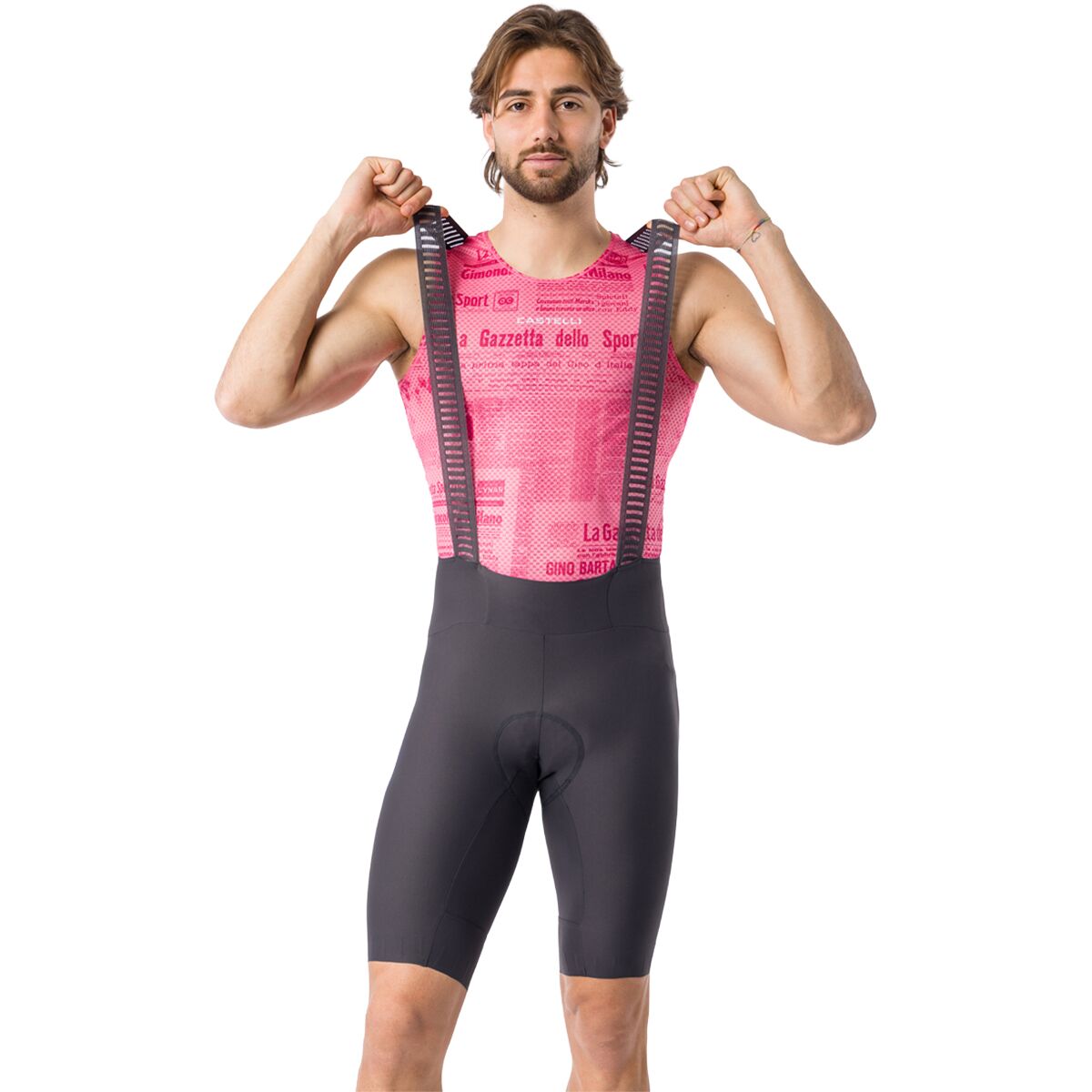Castelli Men's #GIRO Trofeo 2 Bibshort in Dark Gray - Size: XXL
