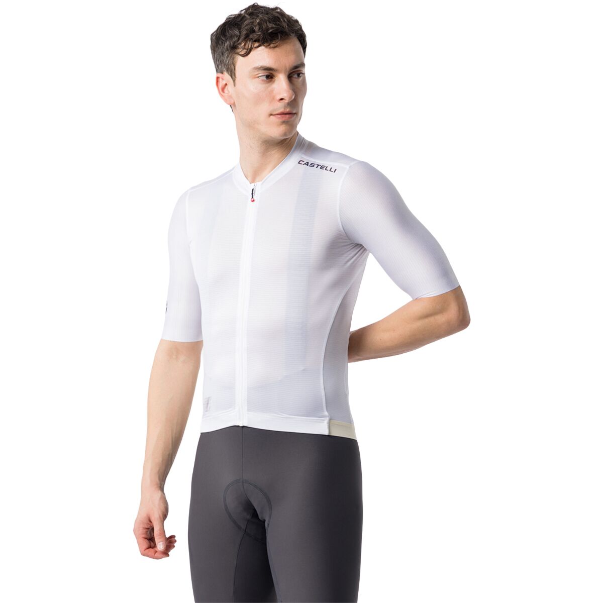 Castelli Men's #GIRO109 Espresso 2 Short-Sleeve Jersey in White - Size: XL