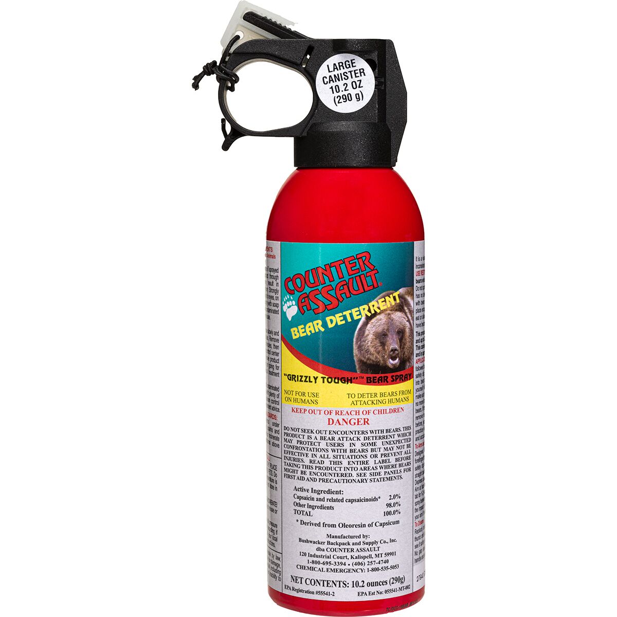 Counter Assault 10.2oz Bear Deterrent Spray in Red
