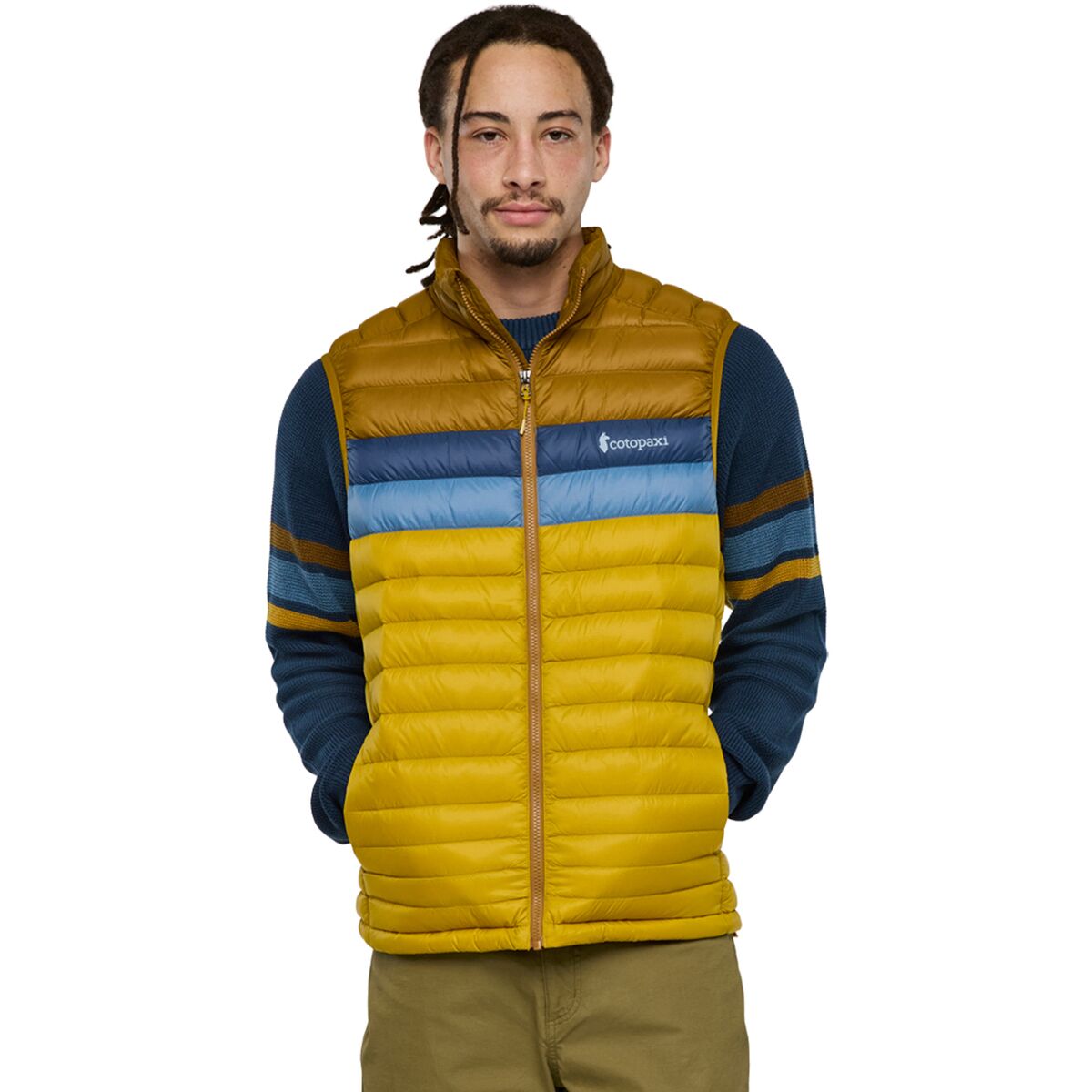 Cotopaxi Cotopaxi Men's Fuego Down Vest in Bronze / Gold - Size: Medium - $138.75 at Steep and Cheap