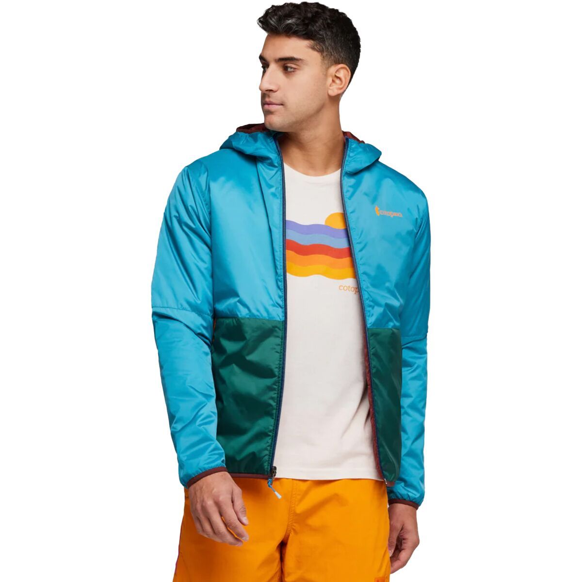 Cotopaxi Men's Teca Calido Hooded Jacket in Mountain Town - Size: XL