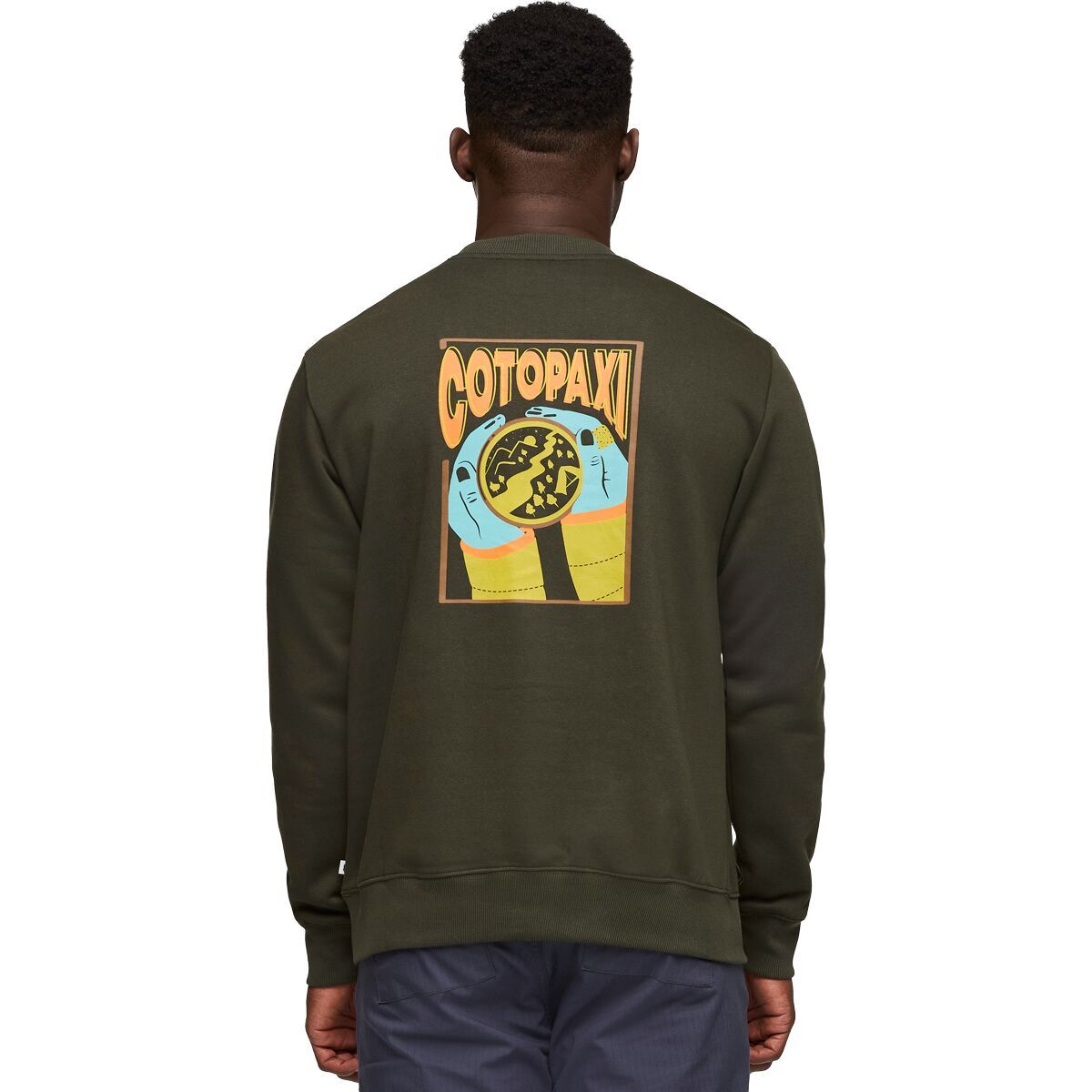 Cotopaxi Men's Morning Brew Crew Sweatshirt in Woods - Size: XXL