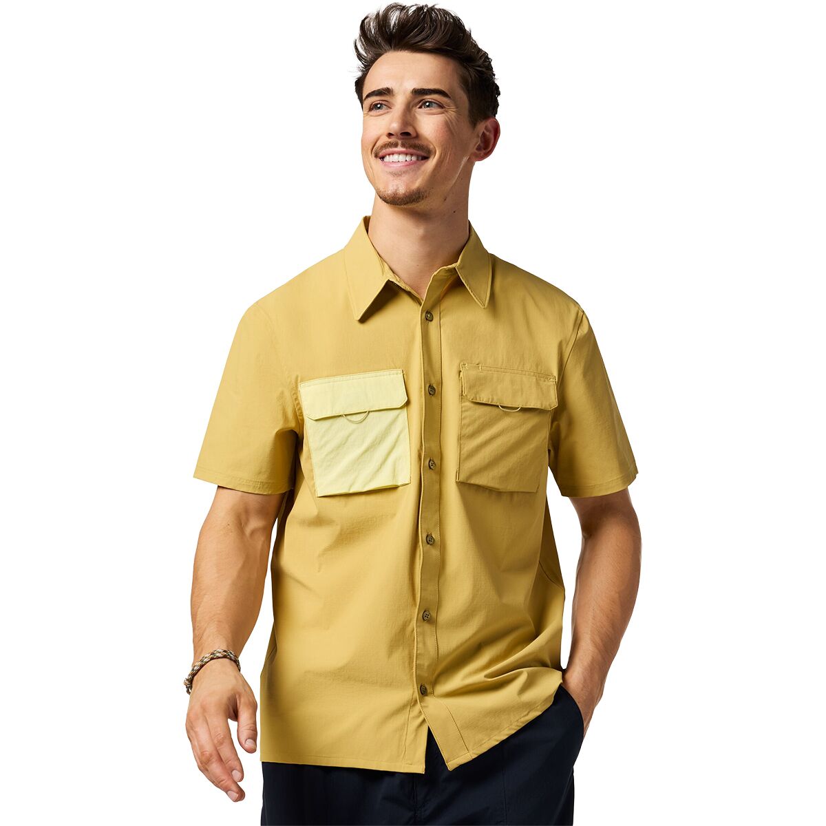 Cotopaxi Men's Solta Short-Sleeve Sun Shirt in Husk - Size: Small