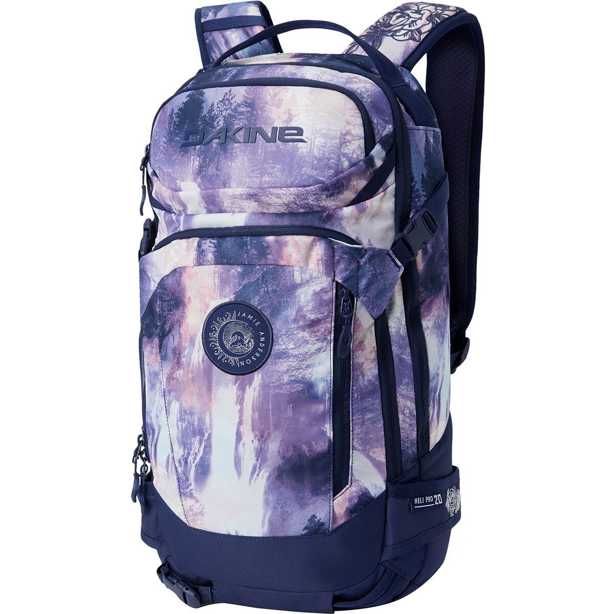 DAKINE Women's Team Heli Pro Jamie Anderson 20L Backpack in Anderson Waterfall