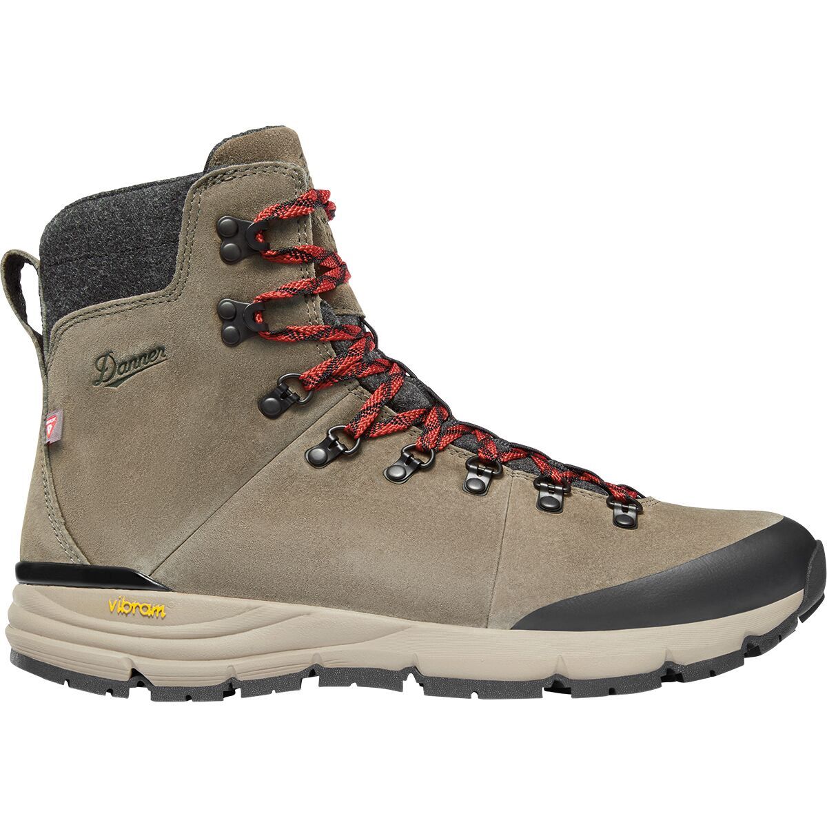 Danner Men's Arctic 600 Side-Zip Boot in Brown / Red - Size: 8.5