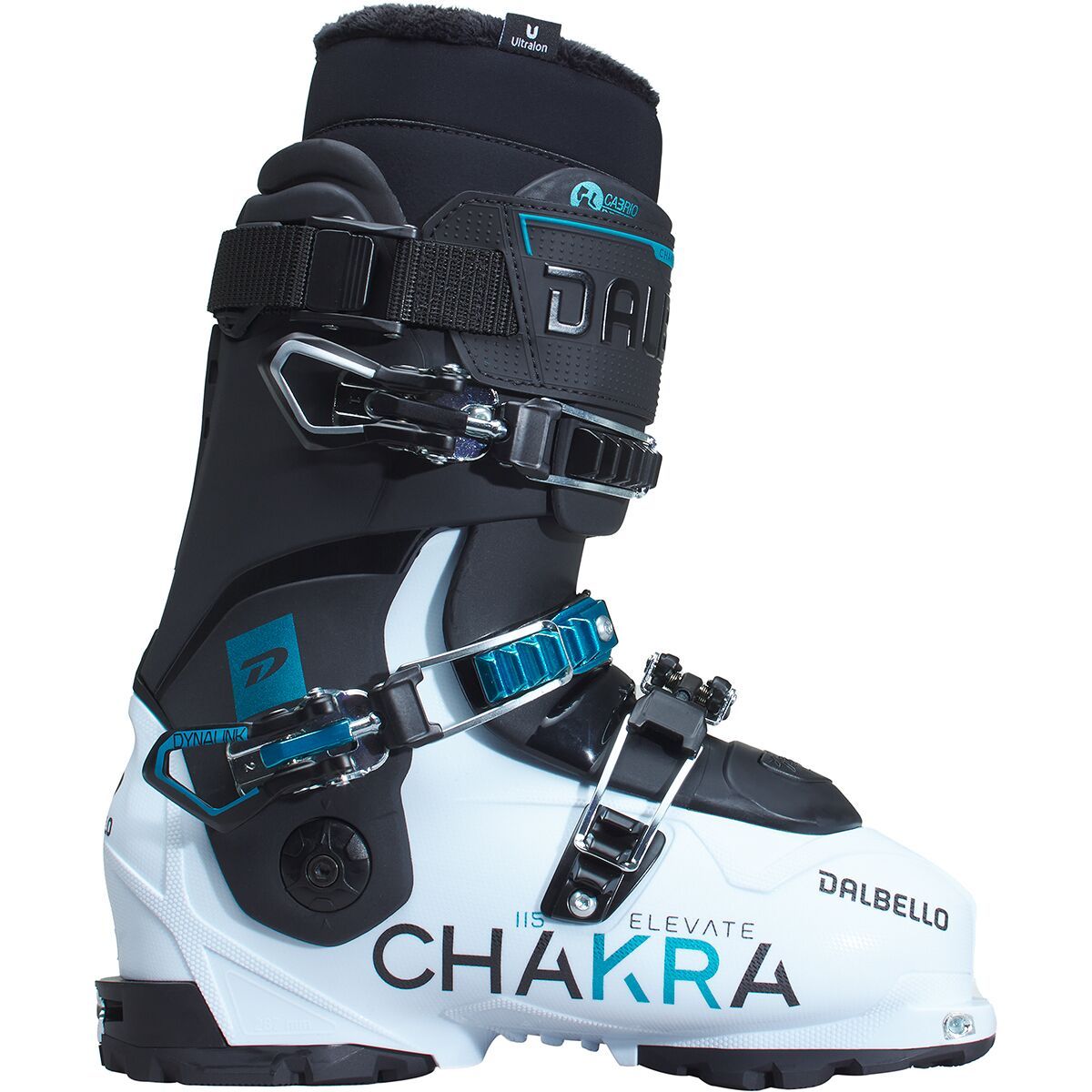 Dalbello Sports Women's Chakra Elevate 115 T.I. ID Ski Boot - 2023 in Polar White / Black - Size: 25.5