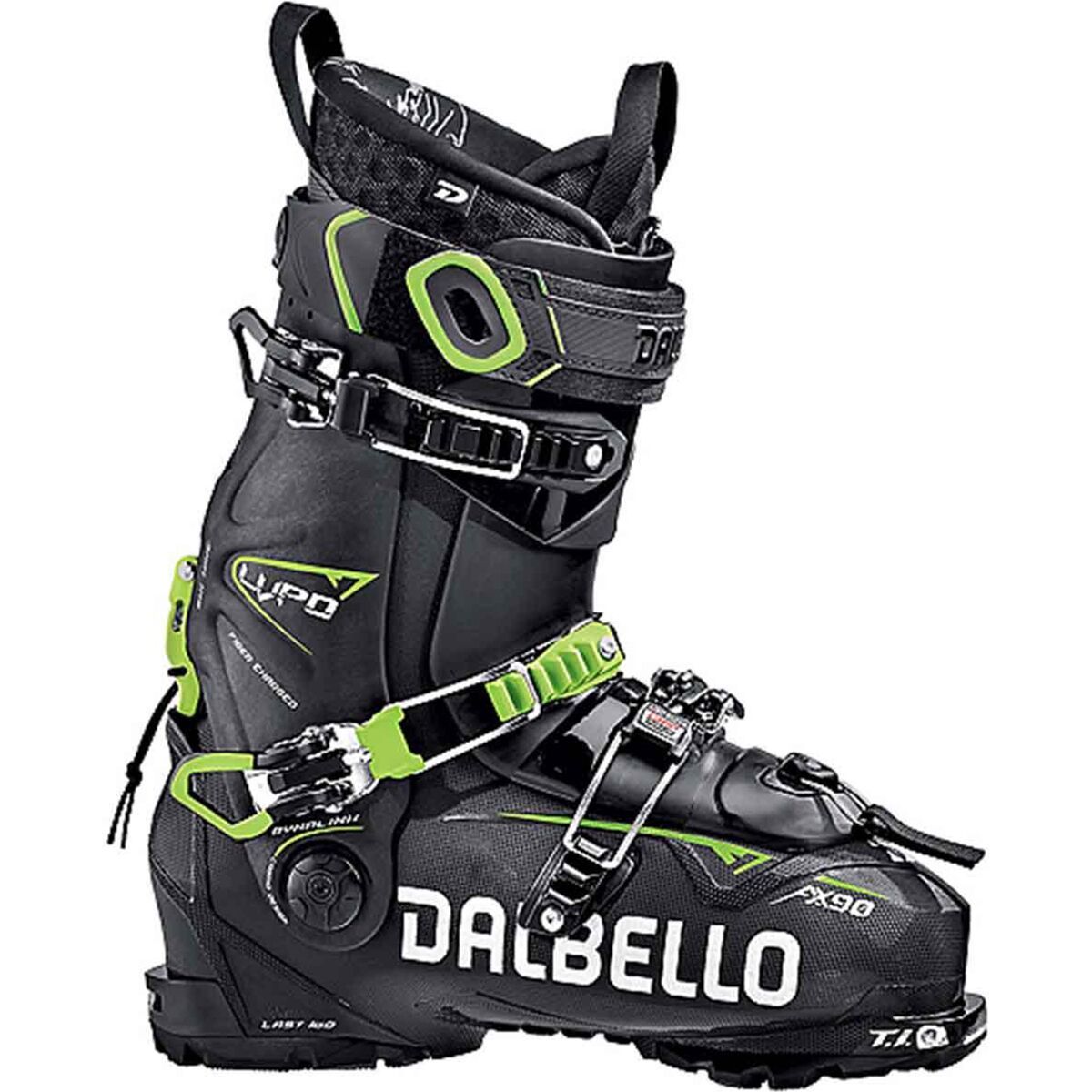 Dalbello Sports Lupo Ax 90 Touring Ski Boot in Black / Green - Size: 22.5