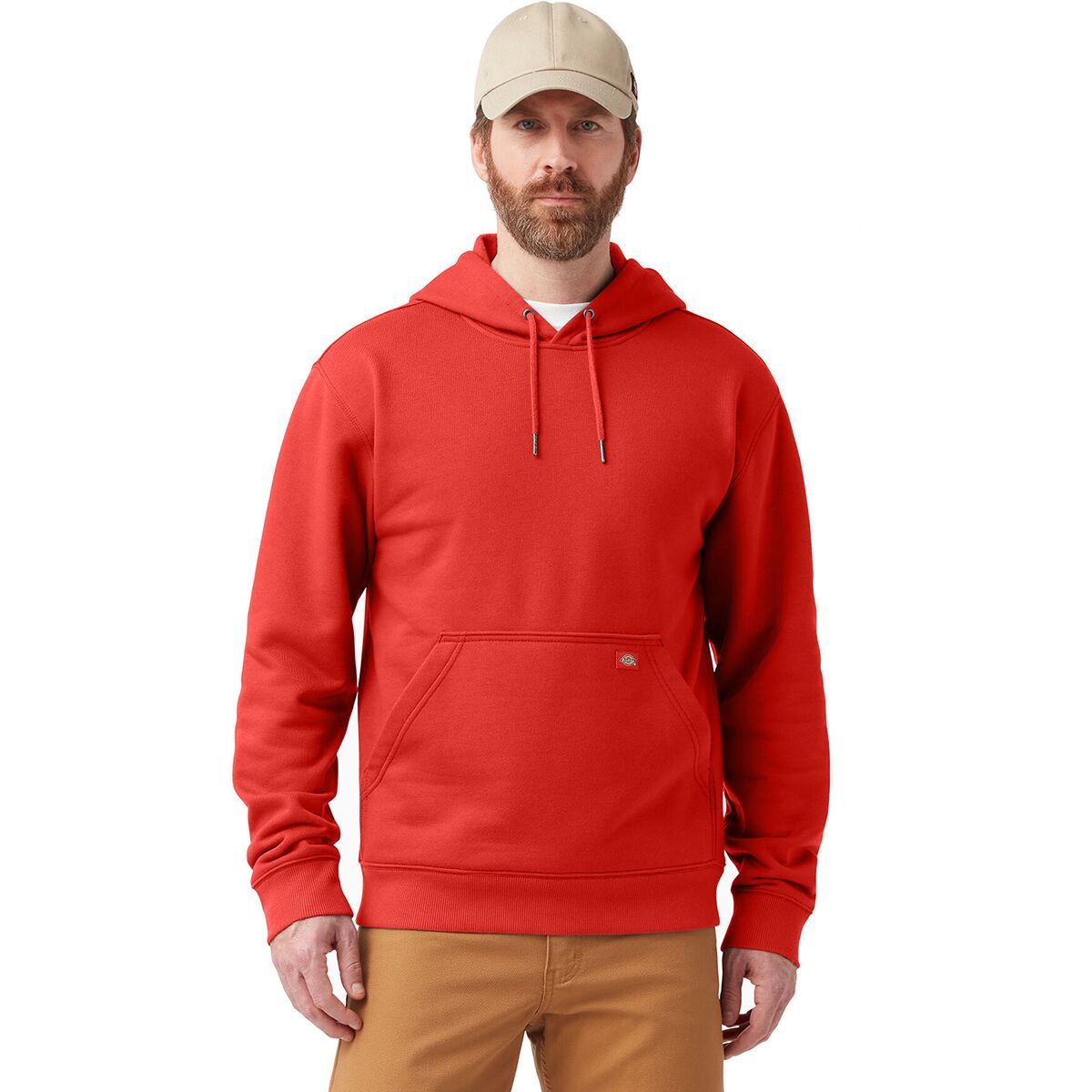 Dickies Men's Wordmark Dwr Pullover Fleece Hoodie in Stormy Weather - Size: XXL
