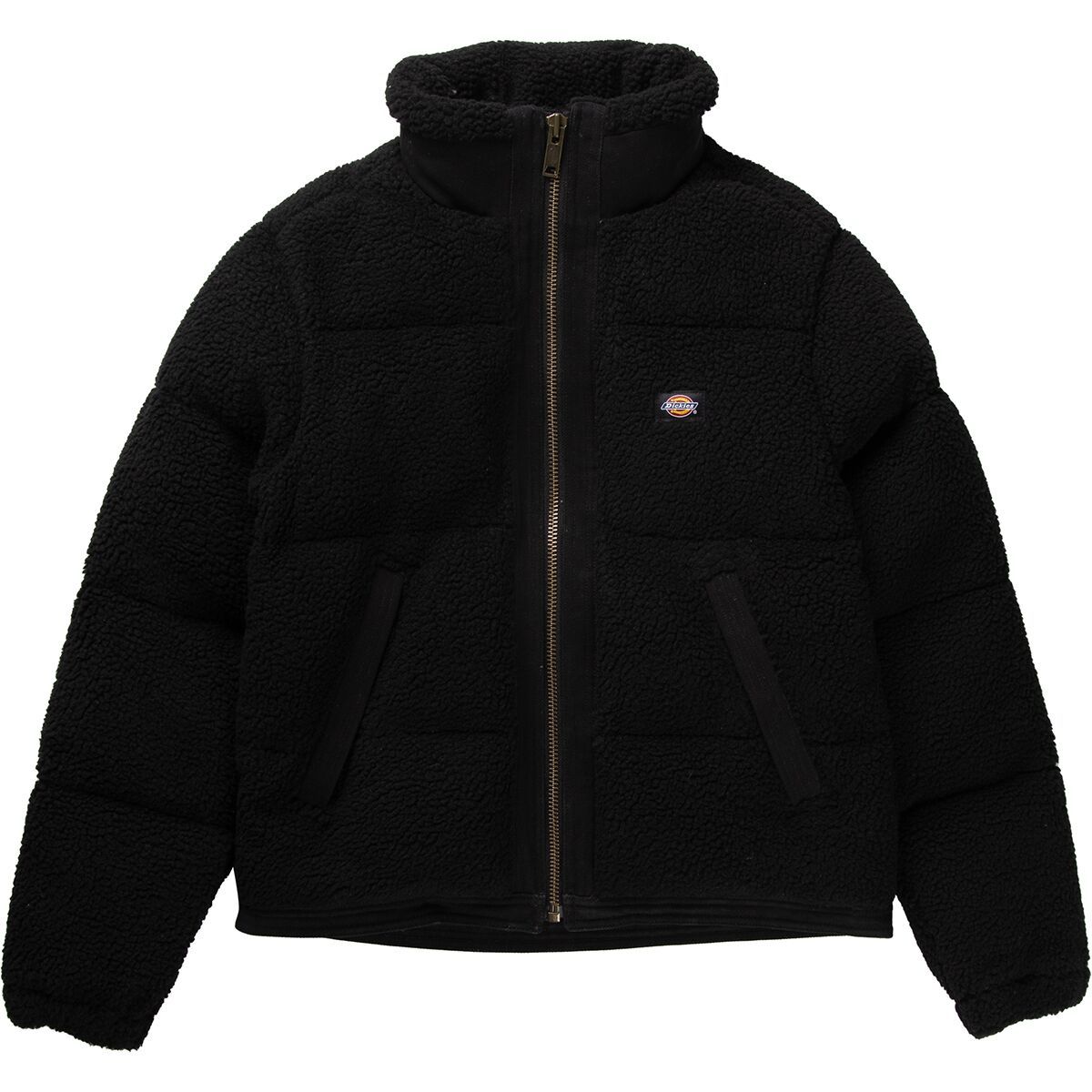 Dickies Women's Mount Hope Puffer Jacket in Knit Black - Size: XL